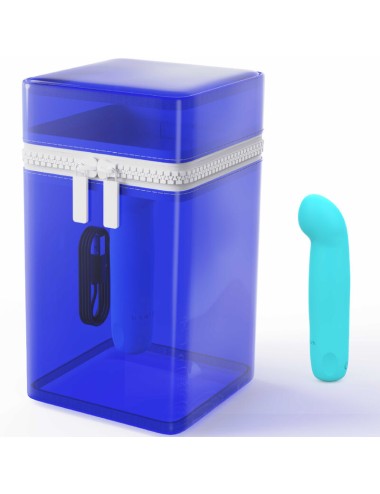 B SWISH - BCUTE CURVE INFINITE CLASSIC LIMITED EDITION BLUE SILICONE RECHARGEABLE VIBRATOR