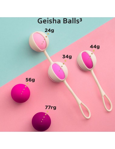 G-VIBE - SET 5 GEISHA BALLS3 PINK