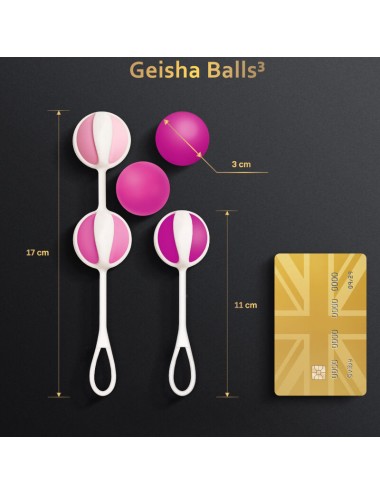 G-VIBE - SET 5 GEISHA BALLS3 PINK
