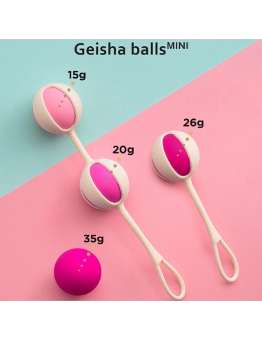 G-VIBE - SET 4 GEISHA BALLS MINI PURPLE