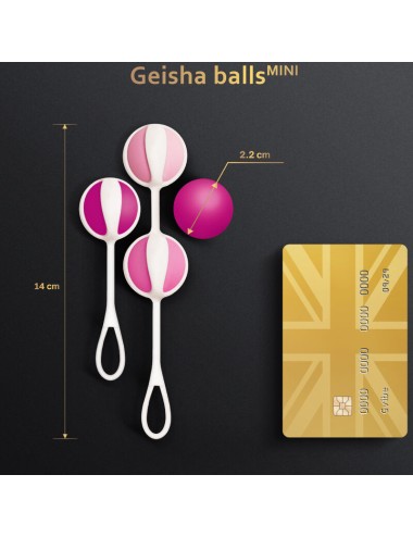 G-VIBE - SET 4 GEISHA BALLS MINI PURPLE