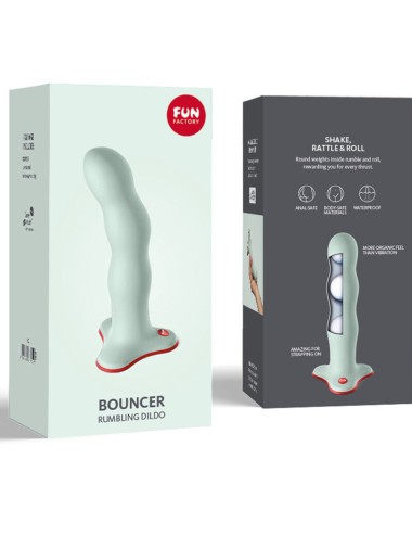 FUN FACTORY - BOUNCER DILDO SAGE GREEN