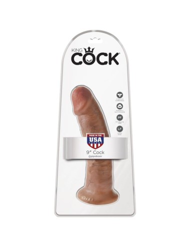 KING COCK - REALISTIC PENIS 21.7 CM CARAMEL