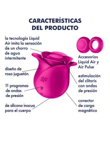 SATISFYER - AIR PULSE PRO 2 MODERN BLOSSOM VIBRATOR