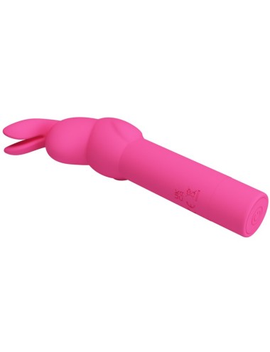 PRETTY LOVE - GERARDO FUSCHIA RABBIT SILICONE VIBRATOR