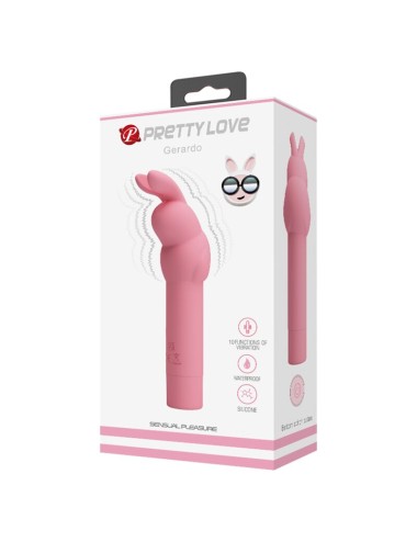 PRETTY LOVE - GERARDO PINK RABBIT SILICONE VIBRATOR