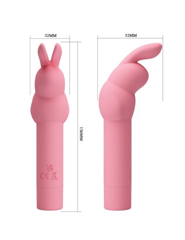 PRETTY LOVE - GERARDO PINK RABBIT SILICONE VIBRATOR