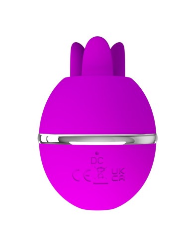 PRETTY LOVE - GEMINI BALL PURPLE ROUND SILICONE VIBRATOR