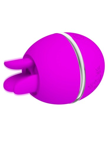 PRETTY LOVE - GEMINI BALL PURPLE ROUND SILICONE VIBRATOR