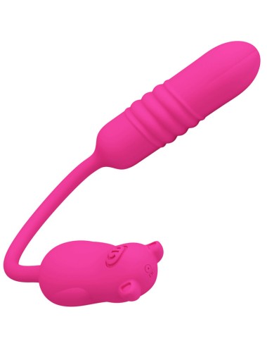 PRETTY LOVE - PINK SILICONE VIBRATING BULLET