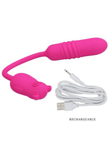 PRETTY LOVE - PINK SILICONE VIBRATING BULLET
