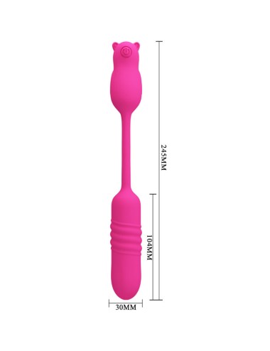 PRETTY LOVE - PINK SILICONE VIBRATING BULLET