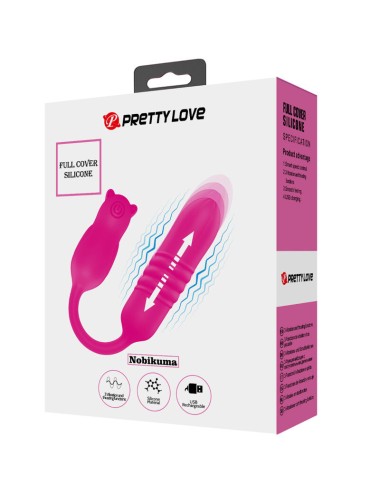 PRETTY LOVE - PINK SILICONE VIBRATING BULLET