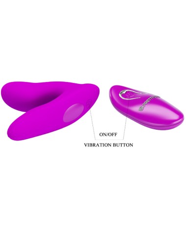 PRETTY LOVE - MELVIN CLITORIS MASSAGER WITH REMOTE CONTROL