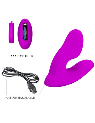 PRETTY LOVE - MELVIN CLITORIS MASSAGER WITH REMOTE CONTROL