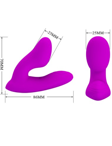 PRETTY LOVE - MELVIN CLITORIS MASSAGER WITH REMOTE CONTROL