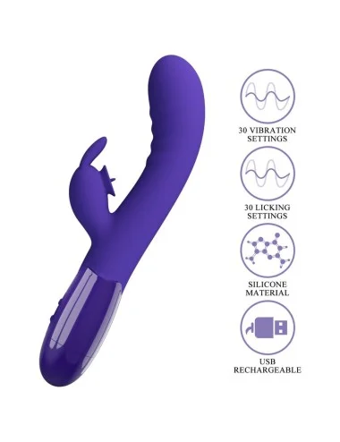 PRETTY LOVE - CERBERUS YOUTH VIOLET RABBIT VIBRATOR