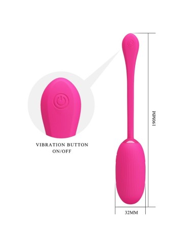PRETTY LOVE - DOREEN RECHARGEABLE VIBRATING EGG MAGENTA