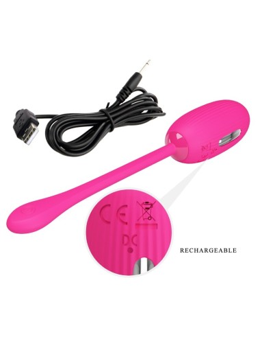 PRETTY LOVE - DOREEN RECHARGEABLE VIBRATING EGG MAGENTA