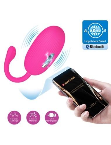 PRETTY LOVE - DOREEN RECHARGEABLE VIBRATING EGG MAGENTA