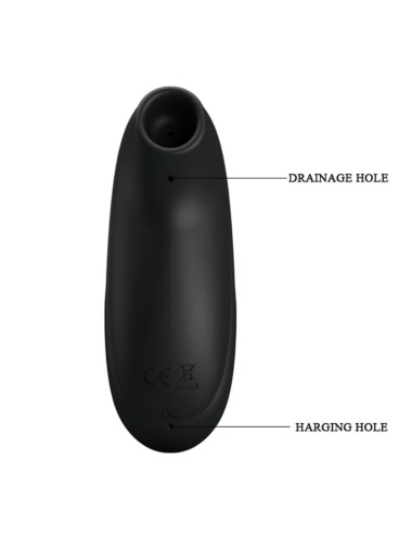 PRETTY LOVE - BLACK RECHARGEABLE LUXURY SUCTION MASSAGER