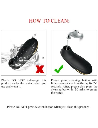 PRETTY LOVE - BLACK RECHARGEABLE LUXURY SUCTION MASSAGER