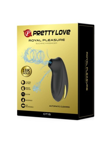 PRETTY LOVE - BLACK RECHARGEABLE LUXURY SUCTION MASSAGER