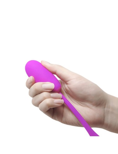 PRETTY LOVE - JULIUS WATERPROOF-RECHARGEABLE VIBRATING EGG PURPLE
