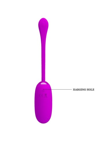 PRETTY LOVE - JULIUS WATERPROOF-RECHARGEABLE VIBRATING EGG PURPLE