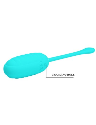 PRETTY LOVE - KIRK LIGHT GREEN RECHARGEABLE VIBRATING EGG