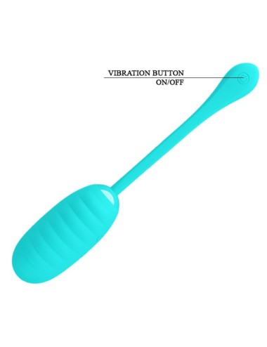 PRETTY LOVE - KIRK LIGHT GREEN RECHARGEABLE VIBRATING EGG