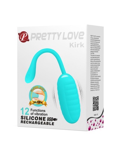 PRETTY LOVE - KIRK LIGHT GREEN RECHARGEABLE VIBRATING EGG