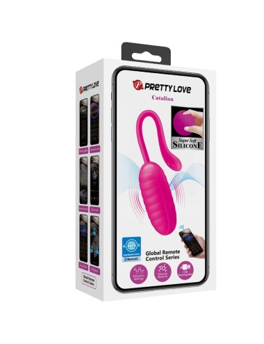 PRETTY LOVE - CATALINA PINK RECHARGEABLE VIBRATING EGG