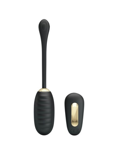 PRETTY LOVE - DOREEN LUXURY RECHARGEABLE VIBRATING EGG BLACK