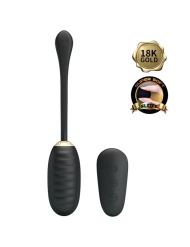 PRETTY LOVE - DOREEN LUXURY RECHARGEABLE VIBRATING EGG BLACK