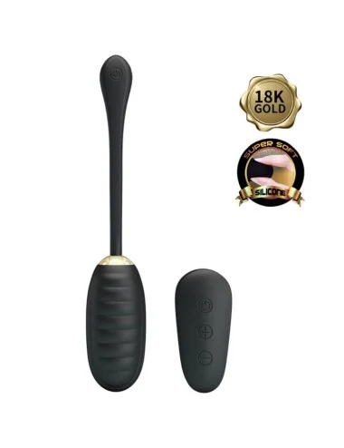 PRETTY LOVE - DOREEN LUXURY RECHARGEABLE VIBRATING EGG BLACK