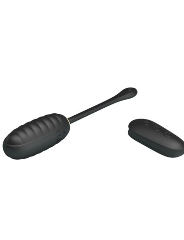 PRETTY LOVE - DOREEN LUXURY RECHARGEABLE VIBRATING EGG BLACK