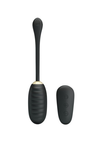 PRETTY LOVE - DOREEN LUXURY RECHARGEABLE VIBRATING EGG BLACK
