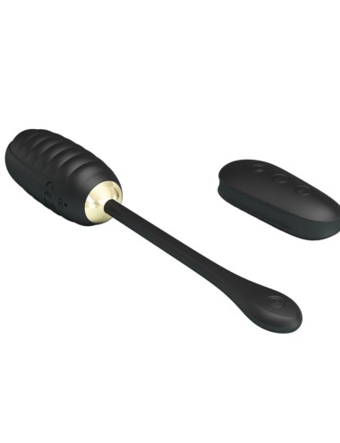 PRETTY LOVE - DOREEN LUXURY RECHARGEABLE VIBRATING EGG BLACK