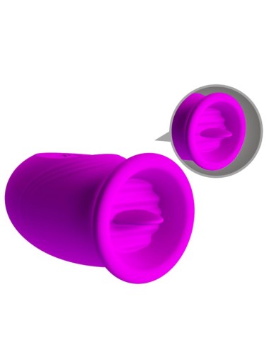 PRETTY LOVE - DAISY DUAL EGG RECHARGEABLE VIBRATOR PURPLE