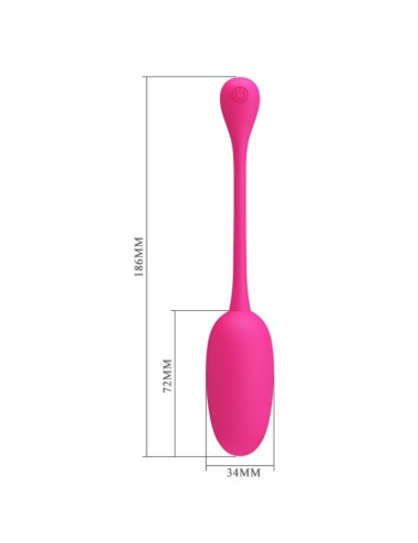 PRETTY LOVE - KNUCKER PINK RECHARGEABLE VIBRATING EGG