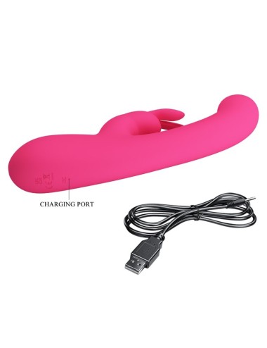 PRETTY LOVE - LAMAR RABBIT VIBRATOR & PINK G-SPOT