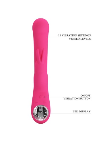 PRETTY LOVE - LAMAR RABBIT VIBRATOR & PINK G-SPOT