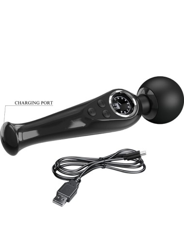 PRETTY LOVE - SKYLER VIBRATOR WAND BLACK