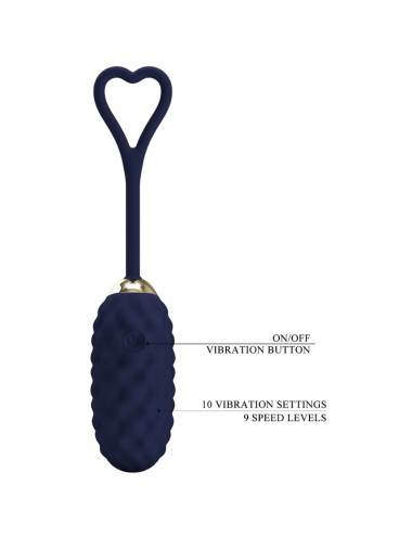 PRETTY LOVE - VIVIAN BLUE REMOTE CONTROL VIBRATING EGG