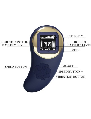 PRETTY LOVE - VIVIAN BLUE REMOTE CONTROL VIBRATING EGG