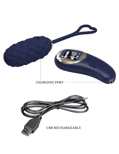 PRETTY LOVE - VIVIAN BLUE REMOTE CONTROL VIBRATING EGG