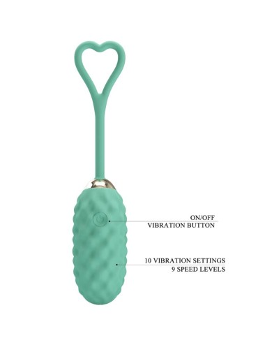PRETTY LOVE - VIVIAN GREEN REMOTE CONTROL VIBRATING EGG