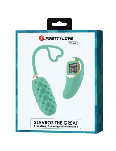 PRETTY LOVE - VIVIAN GREEN REMOTE CONTROL VIBRATING EGG