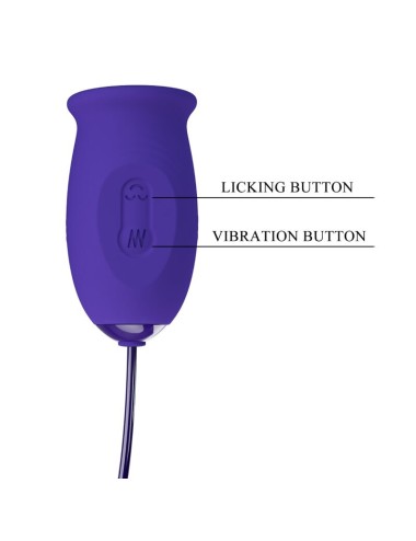 PRETTY LOVE - DAISY YOUTH VIOLET RECHARGEABLE VIBRATOR STIMULATOR
